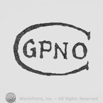 Letters GPNO inside letter C.