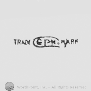 Letters G,P,N inside letter C; TRADE MARK written one side and another.