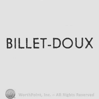 Words BILLET-DOUX.