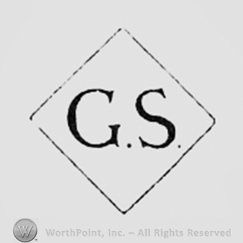 Letters G and S inside a diamond.