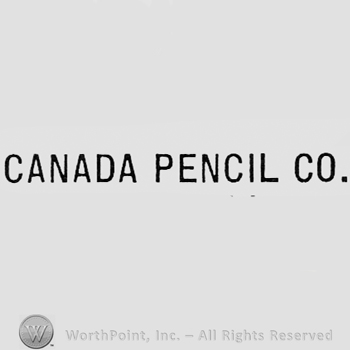 Words CANADA PENCIL CO.
