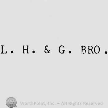 Letters L.H. & C. BRO.