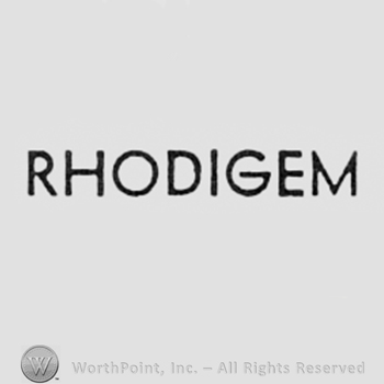 Word RHODIGEM.