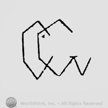 Monogram of letters C, G and W.