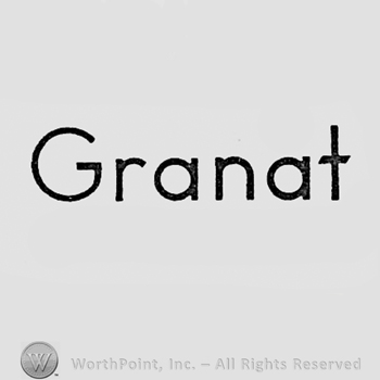 Word GRANAT.