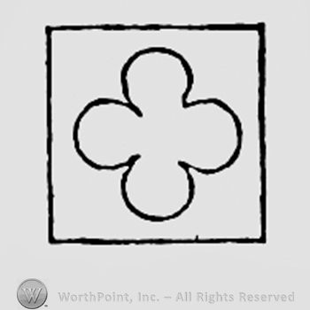 Clover inside a square.