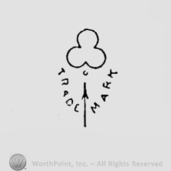 Clover and TRADE MARK written one side and another.
