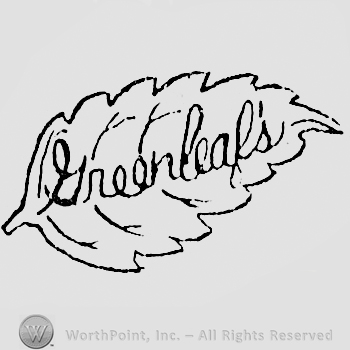 Word GREENLEAF'S  written on a leaf.