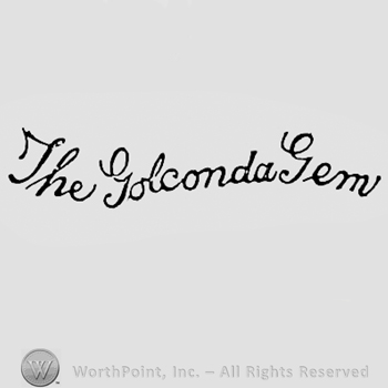 Words THE GOLCONDA GEM.