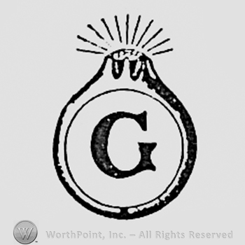 Letter G inside a ring.