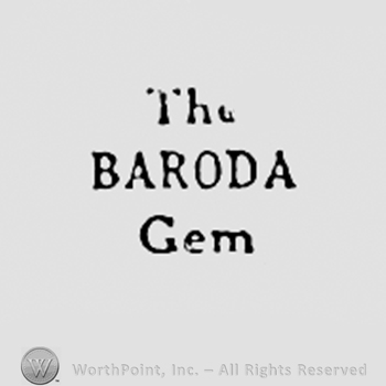 Words THE BARODA GEM.