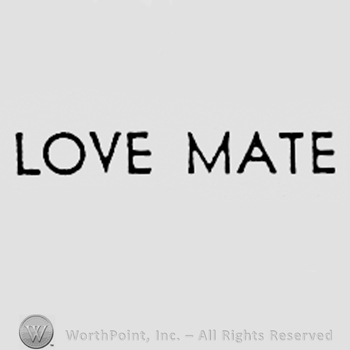 Words LOVE MATE.