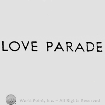 Words LOVE PARADE.