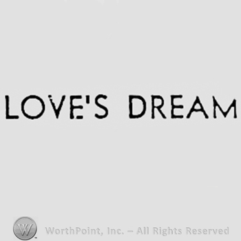 Words LOVE'S DREAM.