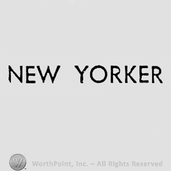 Word NEW YORKER.