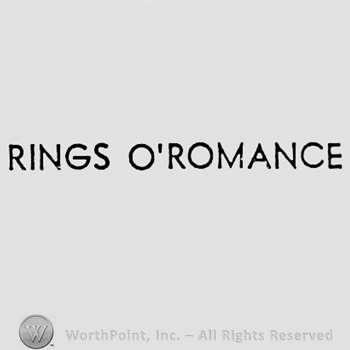 Words RINGS O'ROMANCE.