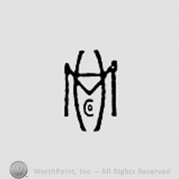Monogram of letters H and M.