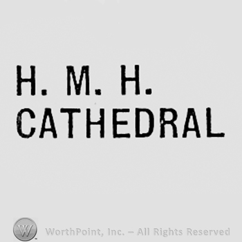 Letters HMH and word CATHEDRAL.