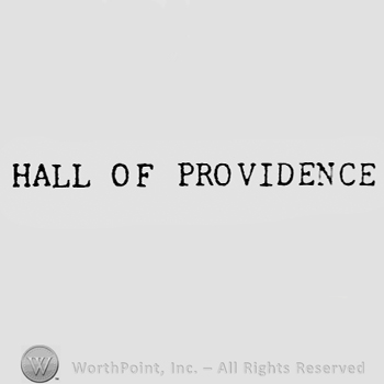 Words HALL OF PROVIDENCE.