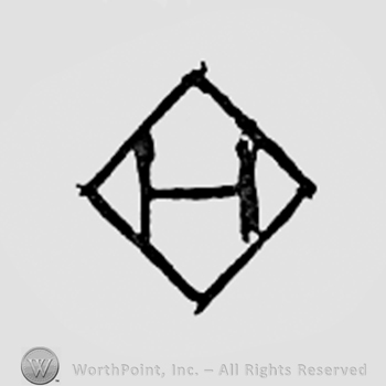 Letter H inside a diamond.