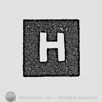 Letter H inside a dark square.