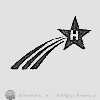 A star with letter H.