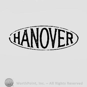 Word HANOVER written inside an oval.