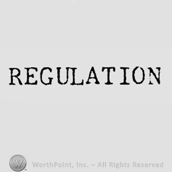 Word REGULATION.
