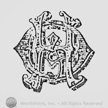 Monogram of letters HO.