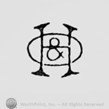 Monogram of letters HO.