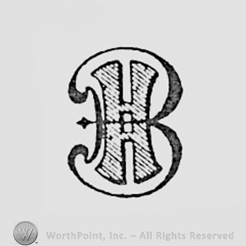 Monogram of letters H and B.