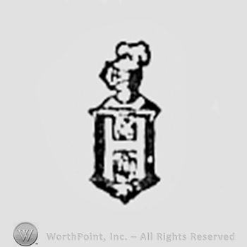 Knight above letter H.