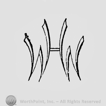 Monogram of letters WHW.