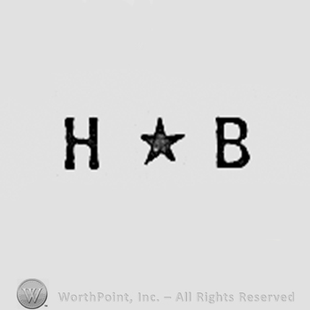Letters H and B, and a star between.