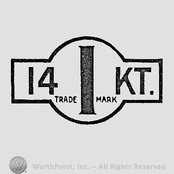 Number 14, letter I, and letters KT., all inside a shape like a circle.