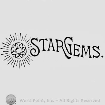 Word STARGEMS and a sun.