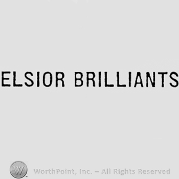 Words EXCELSIOR BRILLIANTS.
