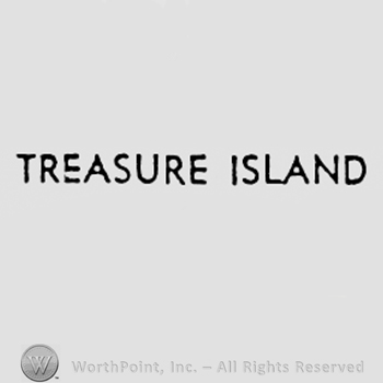 Words TREASURE ISLAND.