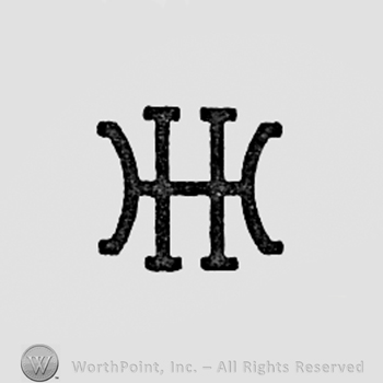 Monogram of letters HC.