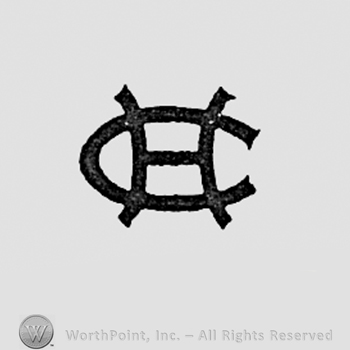 Monogram of letters HC.