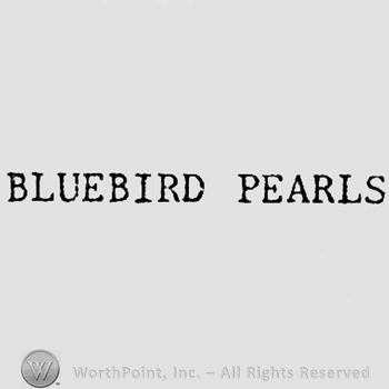 Words BLUEBIRD PEARLS.