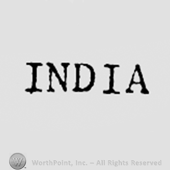 Word INDIA.