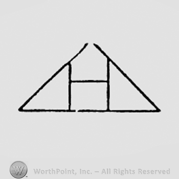 Letter H inside a triangle.