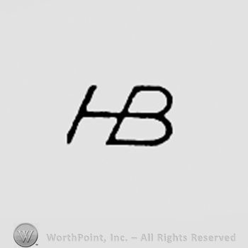 Monogram of letters H and B.