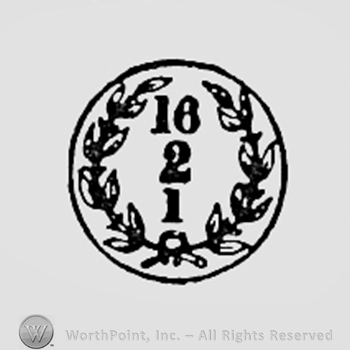 Numbers 16, 2, 1 inside two branches, all inside a circle.