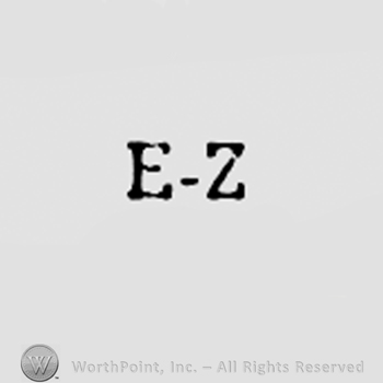 Letters E-Z.