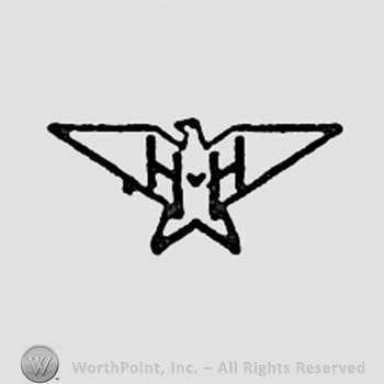 Double H over a bird.