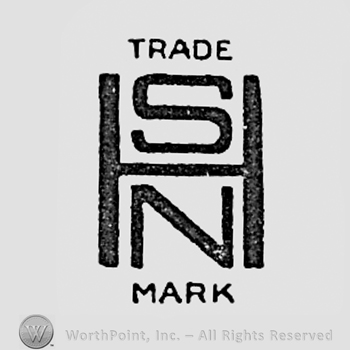 Monogram of letters H,S,N and words TRADE MARK written above and bellow.
