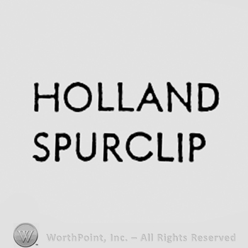Words HOLLAND SPURCLIP.