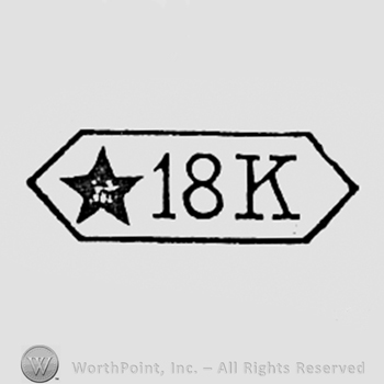 A star, number 18 and letter K.